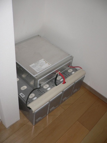 家庭用蓄電池も標準で装備