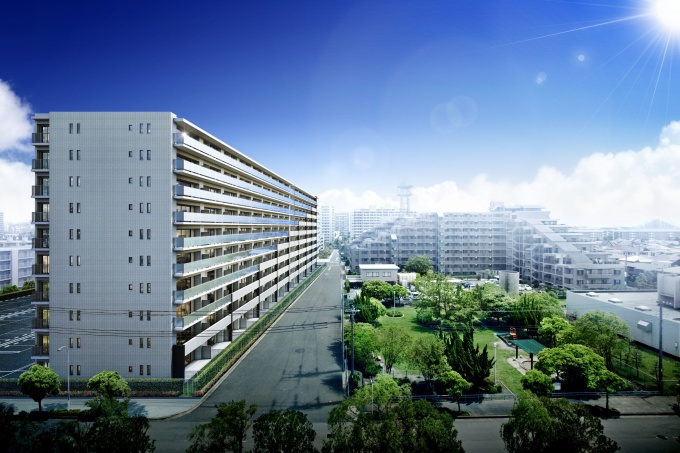 分譲マンション「プレミスト稲毛海岸」外観イメージ