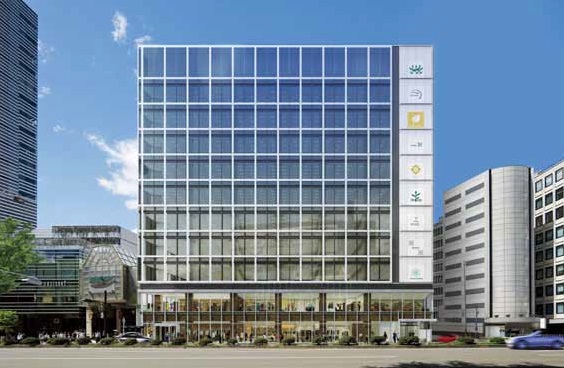 「一番町平和ビル」外観パース