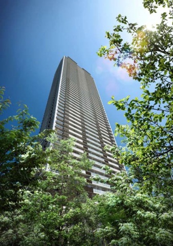 「プラウドタワー東雲キャナルコート」外観完成予想図