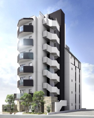 分譲マンション「リシャール奥沢」外観