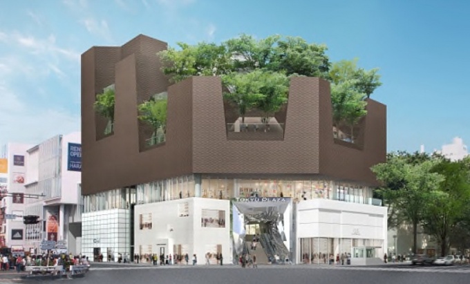 「東急プラザ表参道原宿」完成予想図