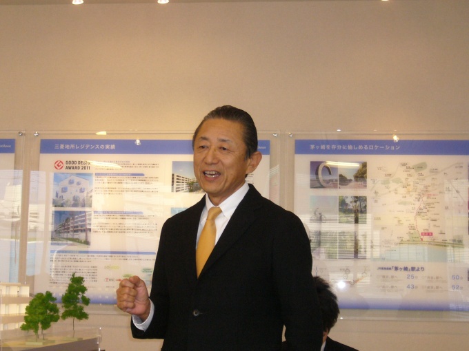 「同物件では、好きな場所と好きな間取りを選んでの暮らしを提供できるようにした」と話す(株)メックecoライフ取締役社長・平生進一氏