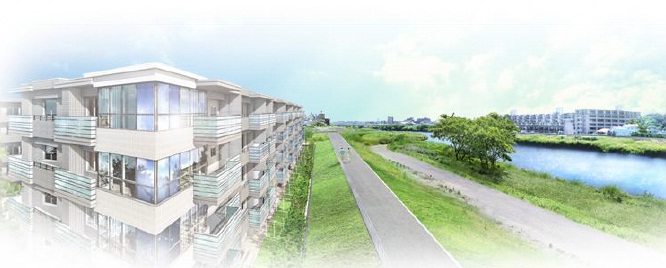 分譲マンション「プラウド綱島上町」外観イメージ