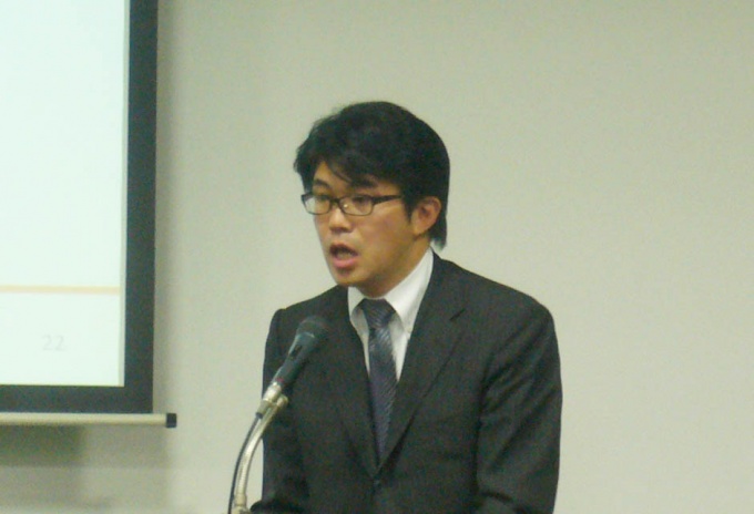 「さらなる成長を目指して、不動産管理事業は、契約獲得の強化や解約防止に努めていく」などと述べる(株)エイブルCHINTAIホールディングス代表取締役社長・平田竜史氏