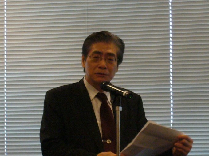 「まちづくりは不動産の原点であり、そうした視点から受賞作品を選んだ」などと話す、同賞選考委員長の三橋博巳氏