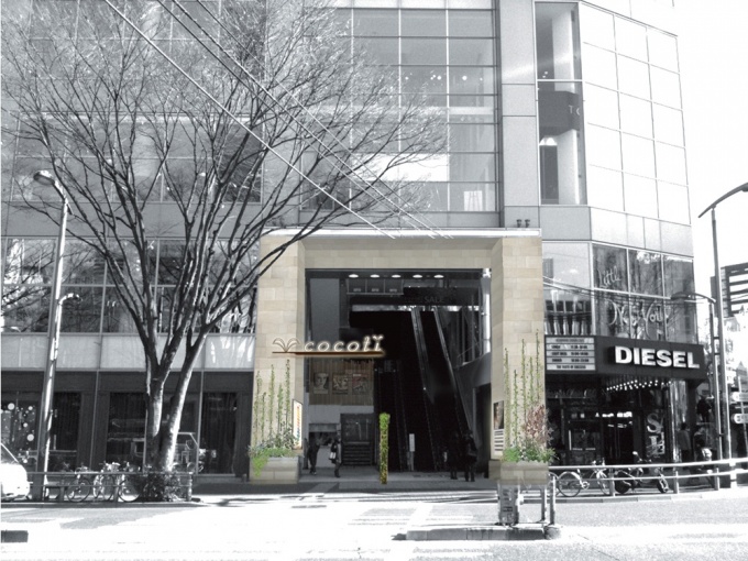「cocoti SHIBUYA」外観イメージパース