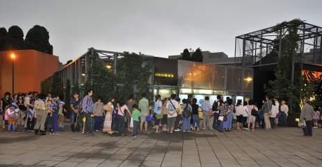 11年に実施したホタル観賞特設ブースの様子