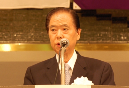 消費税率引き上げについて「会員業者の死活問題にもなりかねない」と懸念を示した川口理事長