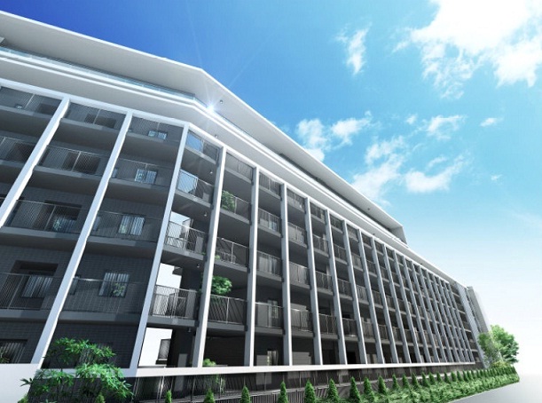 「シティハウス横浜片倉町ステーションコート」建物完成予想図
