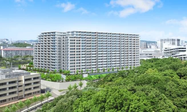 「プラウドシティ神戸名谷」外観パース
