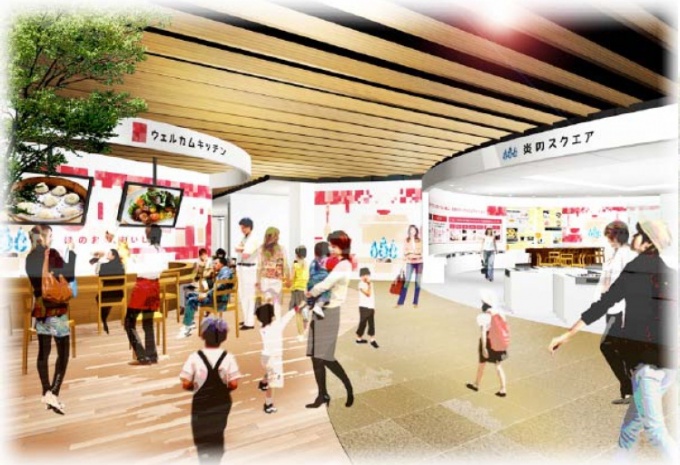 「東京ガス横浜みなとみらいショールーム(仮称)」完成予想パース