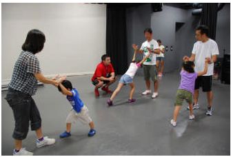 かけっこ上達教室の様子