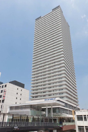 「ザ・ライオンズ一条タワー岐阜」外観