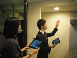 ユーザーのタブレットと同期しながらの案内が可能に