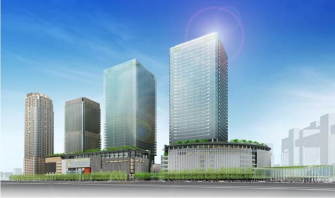 「グランフロント大阪」全景パース