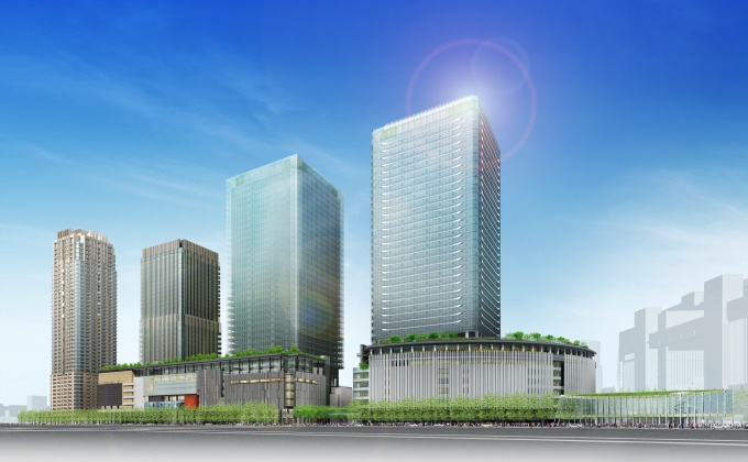 「グランフロント大阪」全景パース