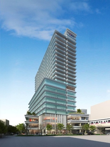「(仮称)京王重機ビル再開発事業」外観イメージ