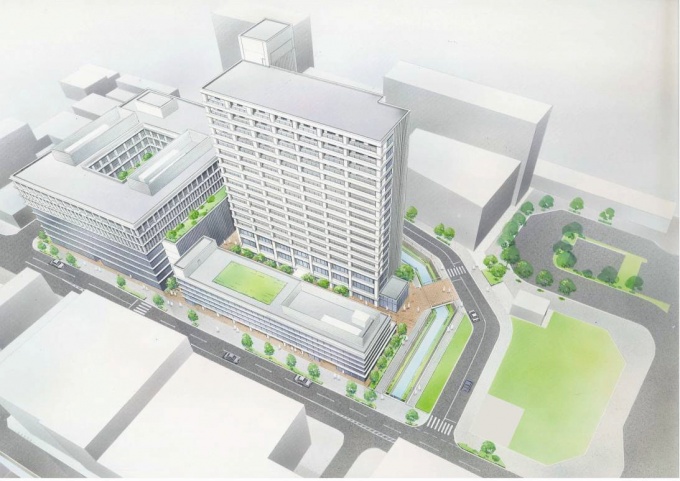 「大垣駅南街区第一種市街地再開発事業」イメージパース