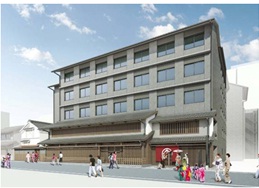 「三井ガーデンホテル京都新町通」外観完成予想図