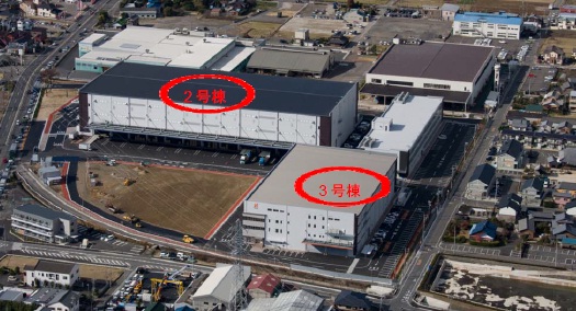 愛知県小牧市の計画予定地