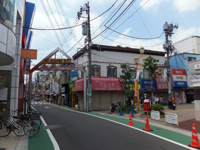 荏原町駅前の該当エリア(現況)
