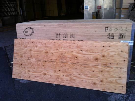 製品化された構造用合板