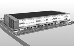 埼玉県八潮市に建設予定の「三井不動産ロジスティクスパーク八潮」外観イメージ