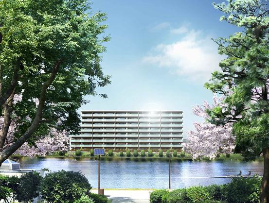 「クレヴィア戸田公園」外観パース