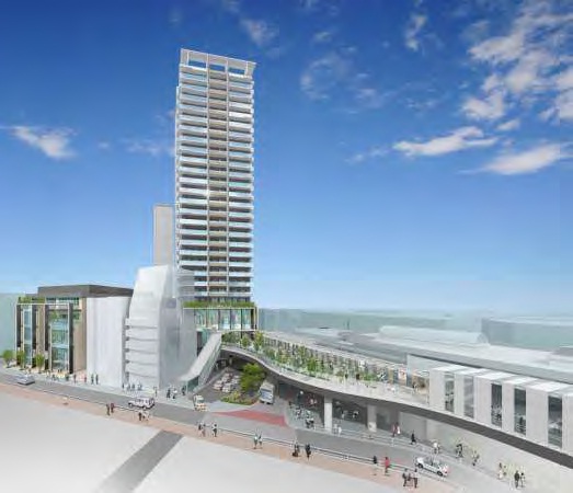 「大泉学園駅北口地区第一種市街地再開発事業」完成予想図