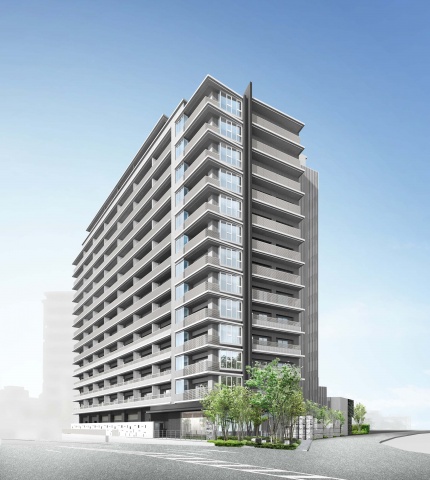 長期優良住宅認定マンション「ライオンズ立川グランフォート」完成予想図