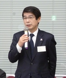 「共働きは、ローンの返済力が高まるので、住宅の販売を考える上でもポイントになる」などと語る同社取締役副社長執行役員マーケティング本部長の池田英輔氏