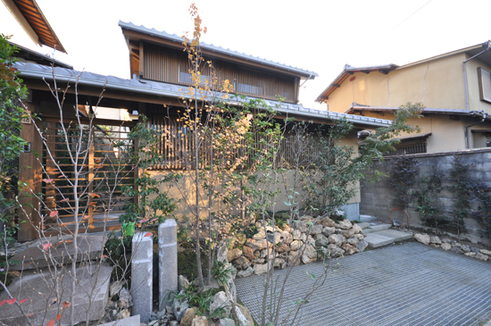 国土交通大臣賞(新築部門)受賞作品「南禅寺の家」(京都府京都市)の外観