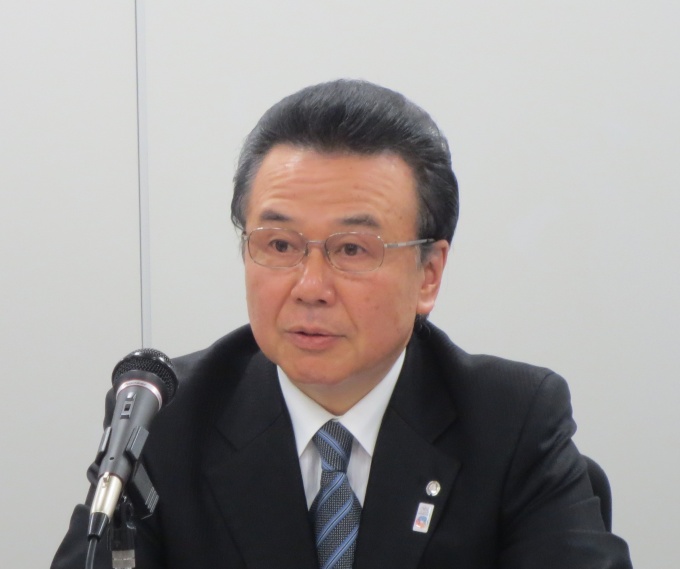 「マンション維持修繕技術者試験の受験者は年々増加している。日本が“壊して作る”から“直して長く使う”という考えにシフトしていることが要因では」と話す山根理事長