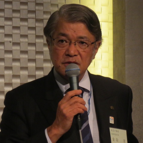 「(東急グループ創業者の)五島慶太氏のDNAを背負い、渋谷再開発の一翼を担い、その発展に寄与したい」などと抱負を語った、東急不動産(株)取締役社長の金指 潔氏