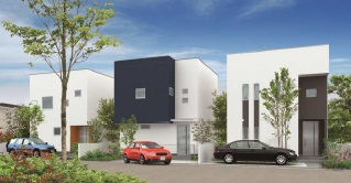 「elsis garden terrace」戸建てモデル外観