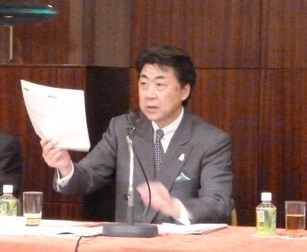 「今後はZEH(ゼッチ)を積極的に推進していきたい」と話す積水ハウス(株)代表取締役社長兼COOの阿部俊則氏