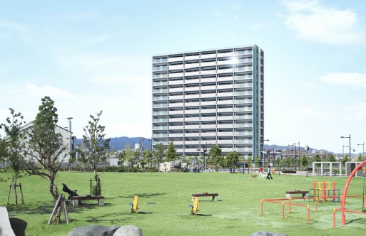 分譲マンション「ザ・パークハウス 尼崎潮江ガーデン」外観イメージ