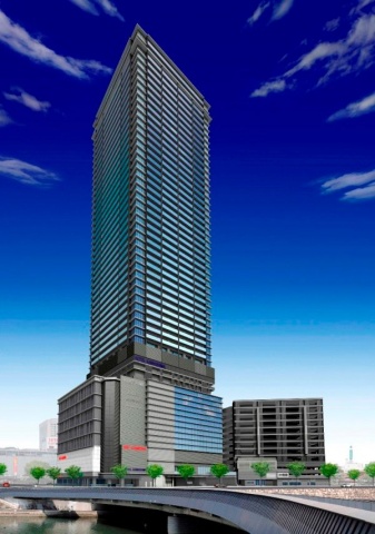 「広島駅南口Bブロック第一種市街地再開発事業」建物完成予想パース