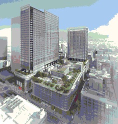 「日本橋二丁目地区第一種市街地再開発事業」完成予想パース