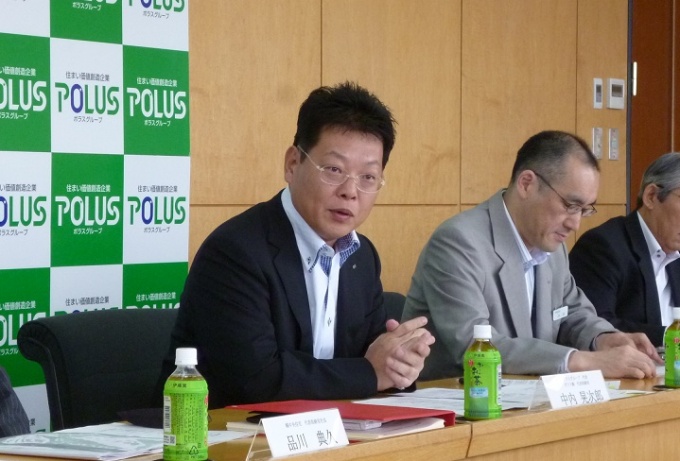「経常利益100億円を継続的に確保できる体制ができ、経営の安定化が図れた」と話すポラス(株)代表取締役の中内晃次郎氏