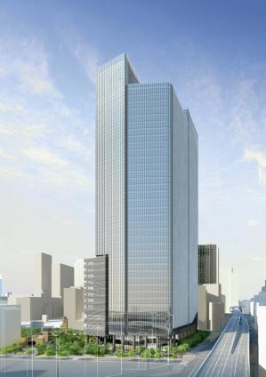 「赤坂一丁目地区第一種市街地再開発事業」全体外観イメージ