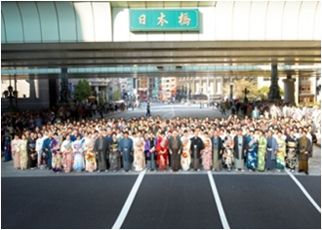 きもの大集合写真(2012年開催時の様子)