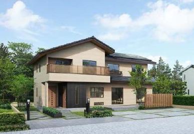 「アリエッタNS(二世帯住宅)」ジャパニーズモダン外観イメージ