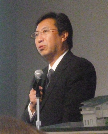 「国家の最小単位である家庭での住生活にこそレジリエンスという視点が重要だと考えている」などと語る代表取締役社長の今 城幸氏。