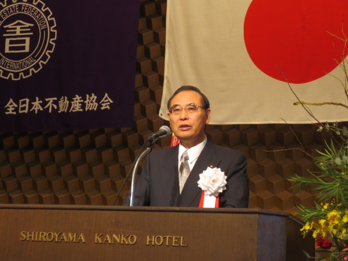 「東京オリンピック開催が決定。日本経済にも明るさが見えてきた。かつての繁栄の時代、ジャパンドリームを取り戻す絶好のチャンス」と語る林理事長