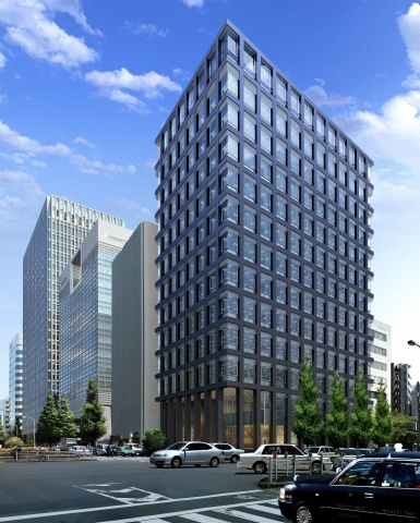 「(仮称)新・京橋MIDビル計画」外観イメージ