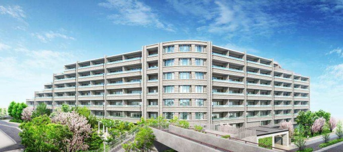 「ライオンズ港北ニュータウンローレルコート」完成予想パース