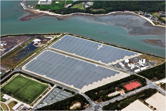 「三井不動産山陽小野田発電所」の空撮