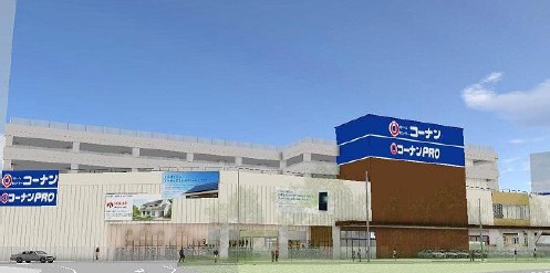 商業施設完成予想パース図